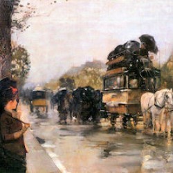 Champs Elysees Paris by Hassam